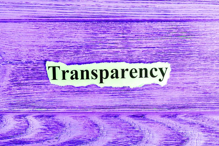 Transparency in corporate speak?