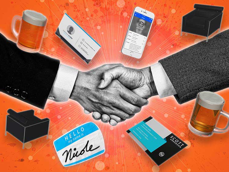 How stealth reporting and a good wingman can up your networking game