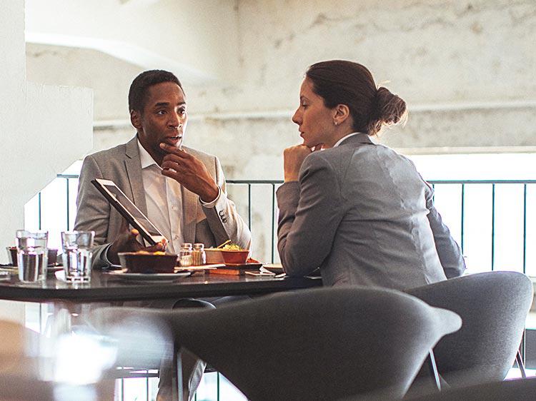 How to nail the most awkward kind of interview: the lunch date