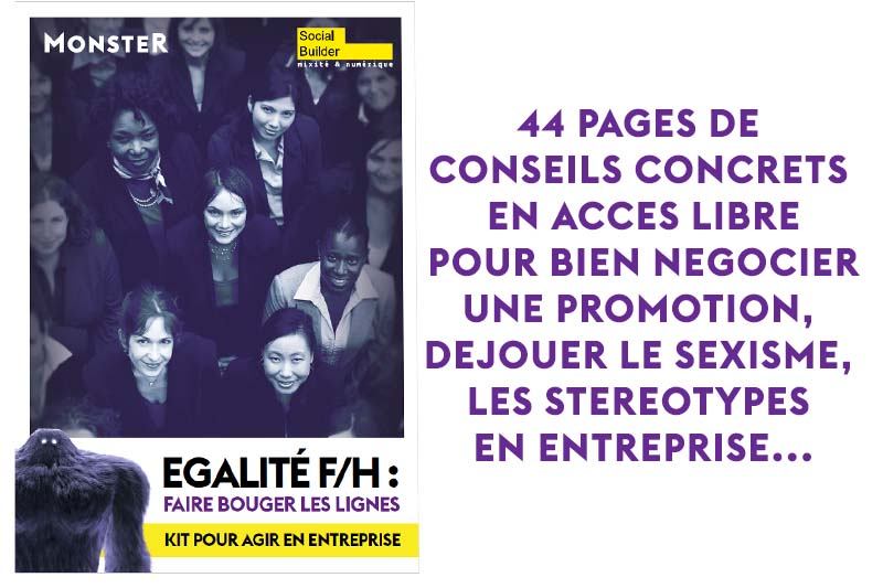 Téléchargez le guide Monster Egalité Femmes Hommes : kit pour agir en entreprise