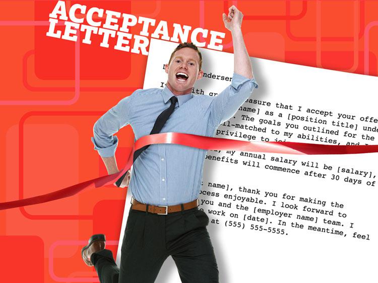 Offer Job Acceptance Letter Sample
