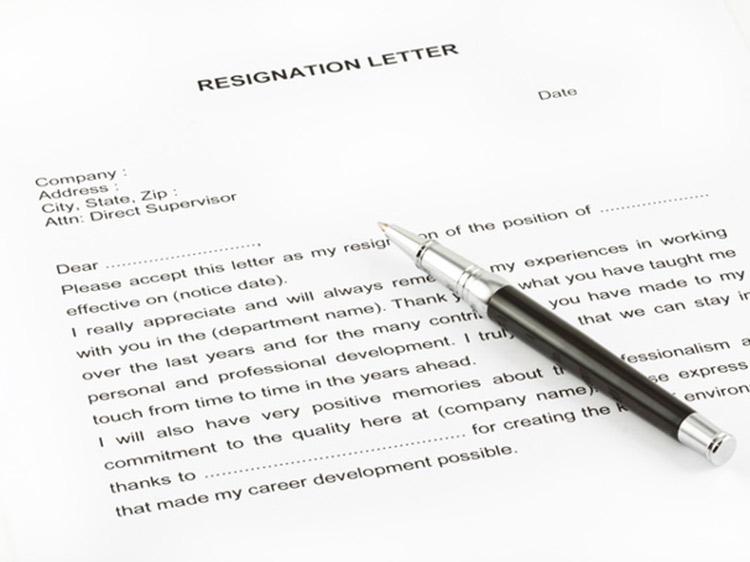 Sample Resignation Letter Monster Com