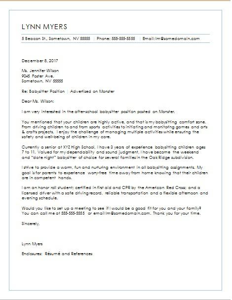 Recommendation Letter For Babysitter from coda.newjobs.com